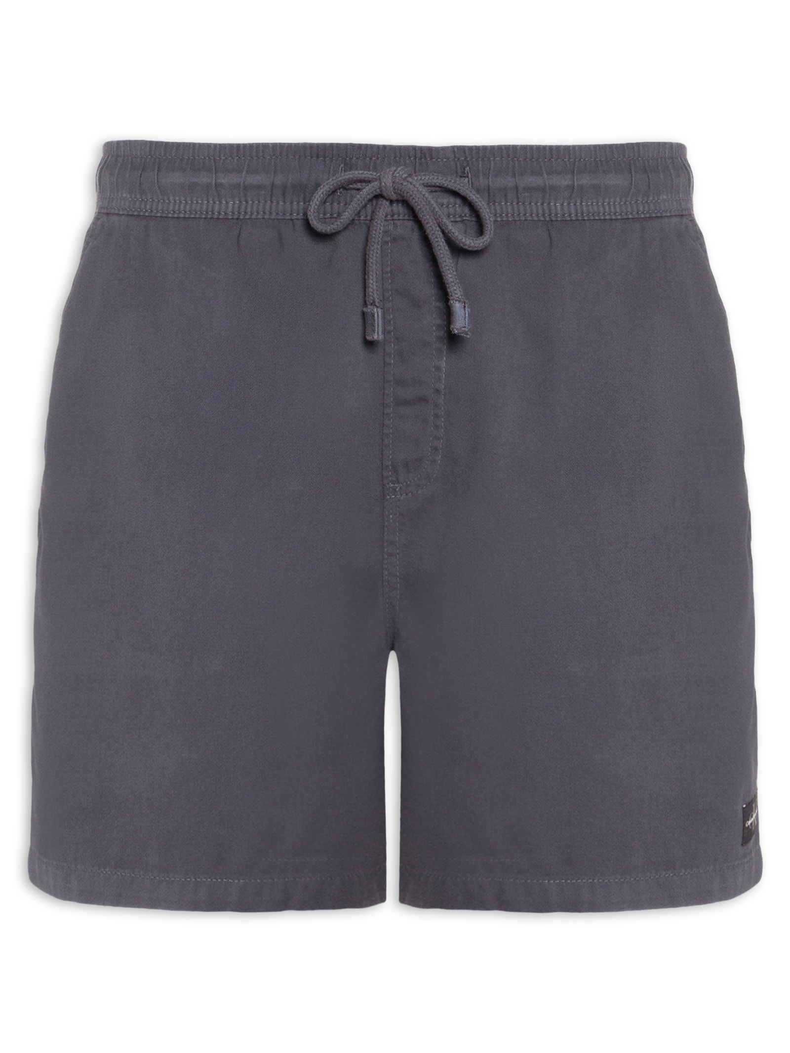 Short Masculino De Praia Com Cós Ajustável Azul Calvin Klein Jeans