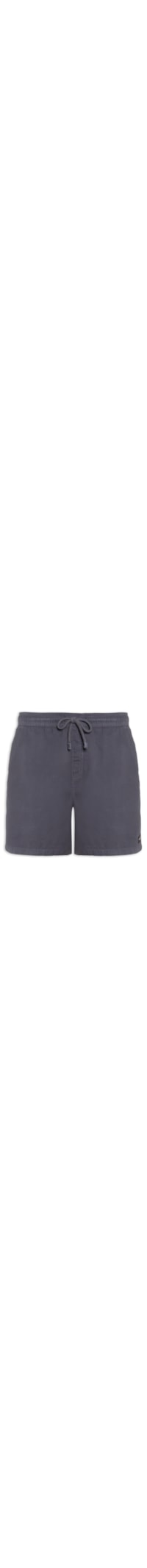 Short Masculino De Praia Com Cós Ajustável - Azul