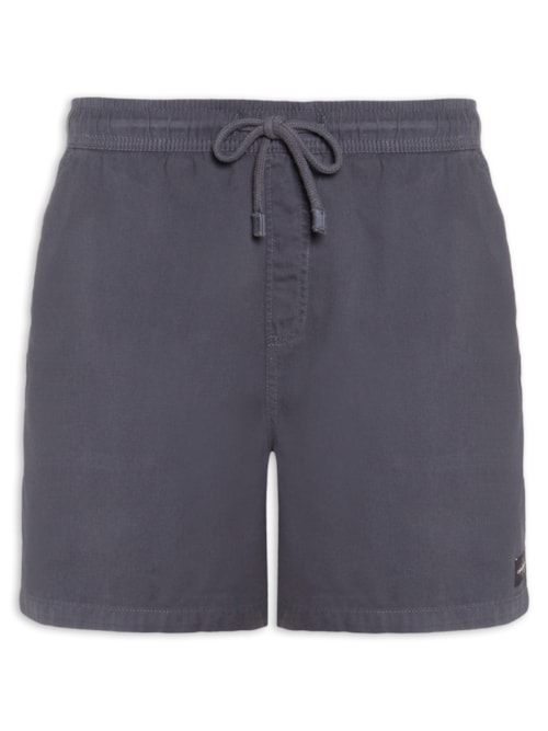 Short Masculino De Praia Com Cós Ajustável – Azul