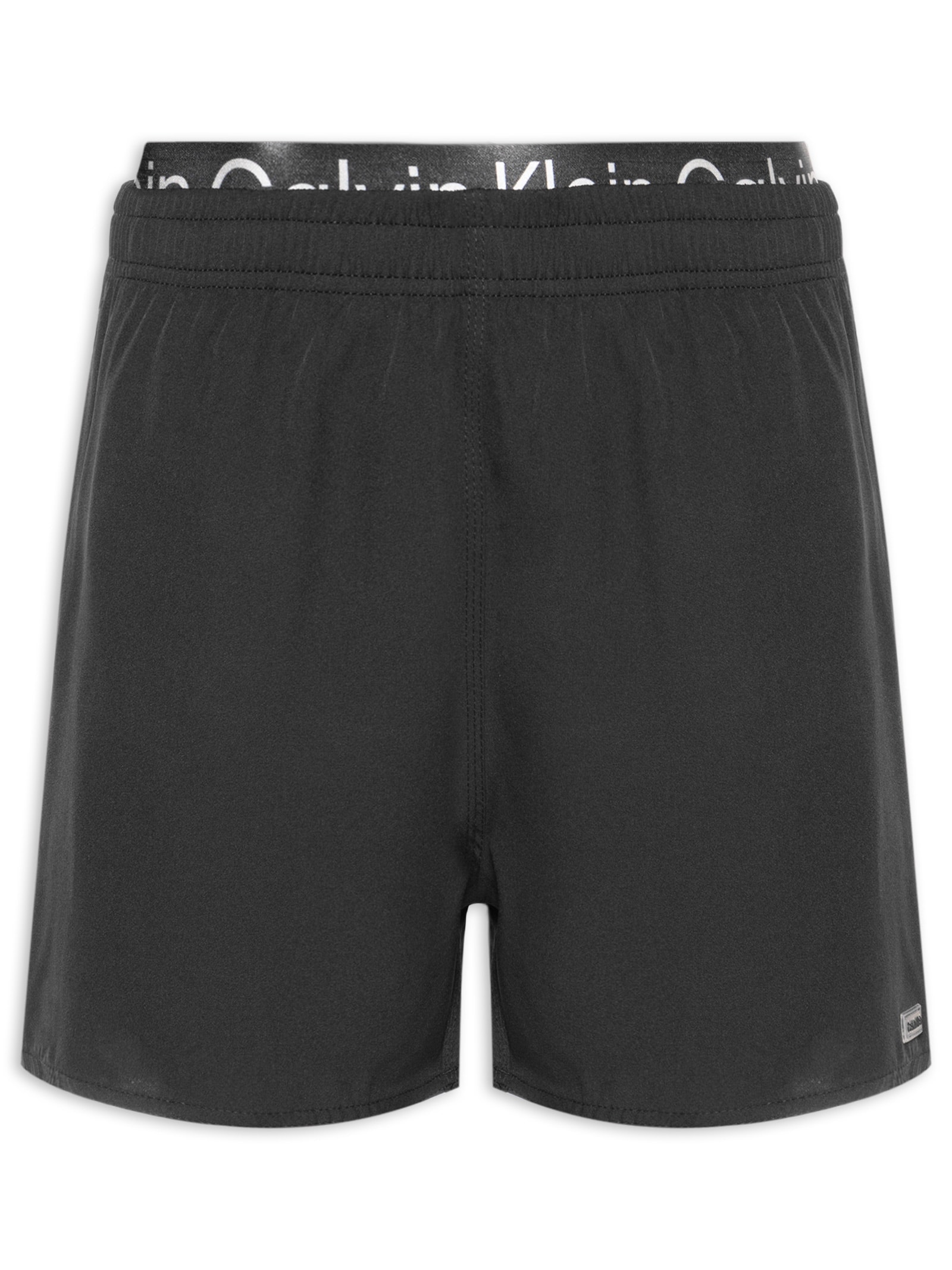 Short Masculino De Praia Com Cós De Elástico Preto Calvin Klein Jeans