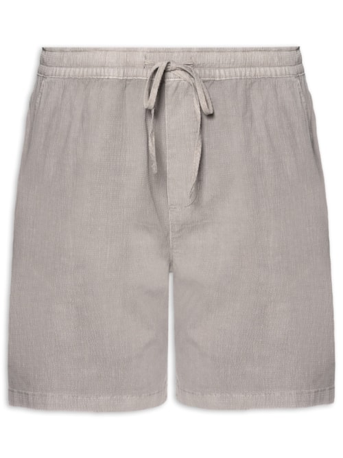 Short Masculino De Praia Comfort Ruga – Cinza