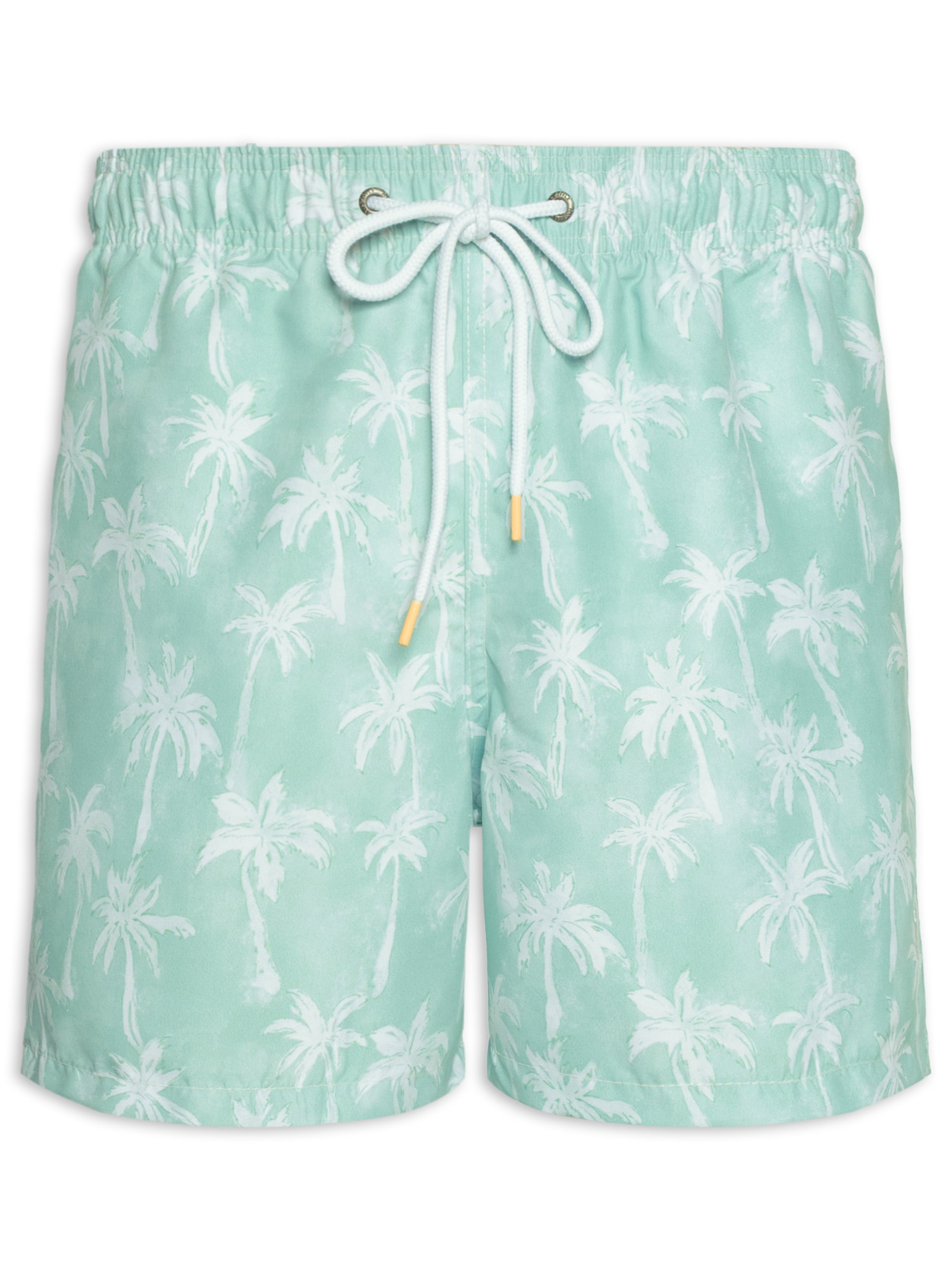 Short Masculino De Praia Coqueiros Verde Pineapple