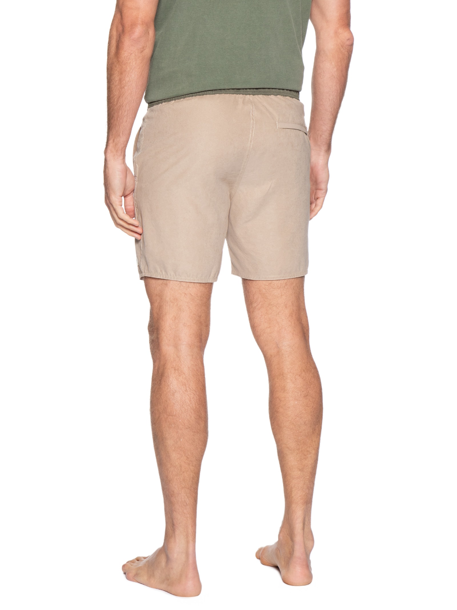 Short Masculino De Praia Leblon Bege Pineapple