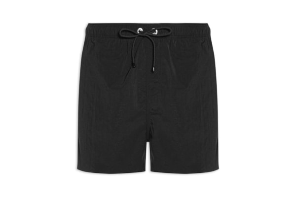 Short Masculino de Praia Liso Altinha - Preto