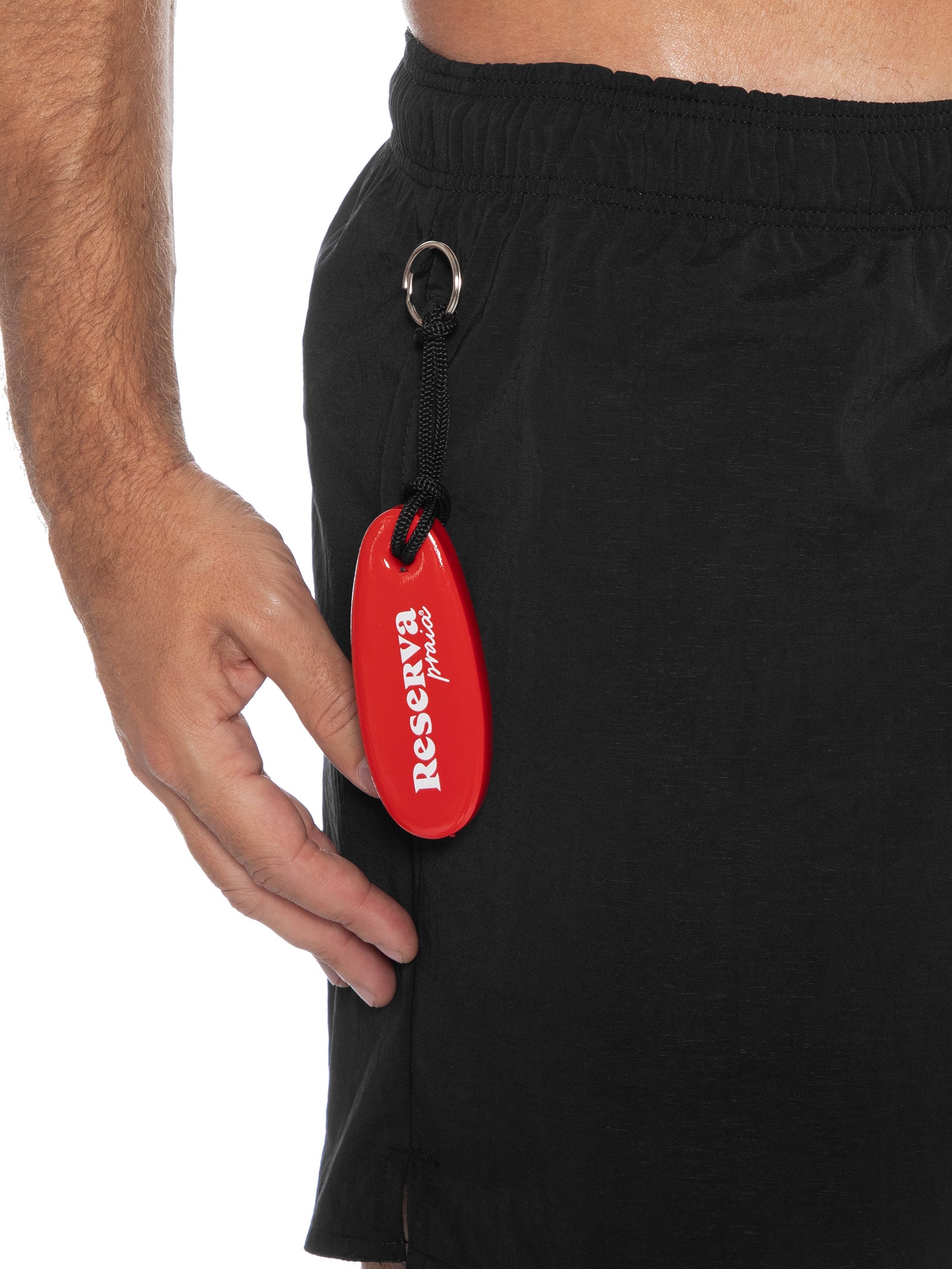 Short Masculino de Praia Liso Altinha Preto Reserva