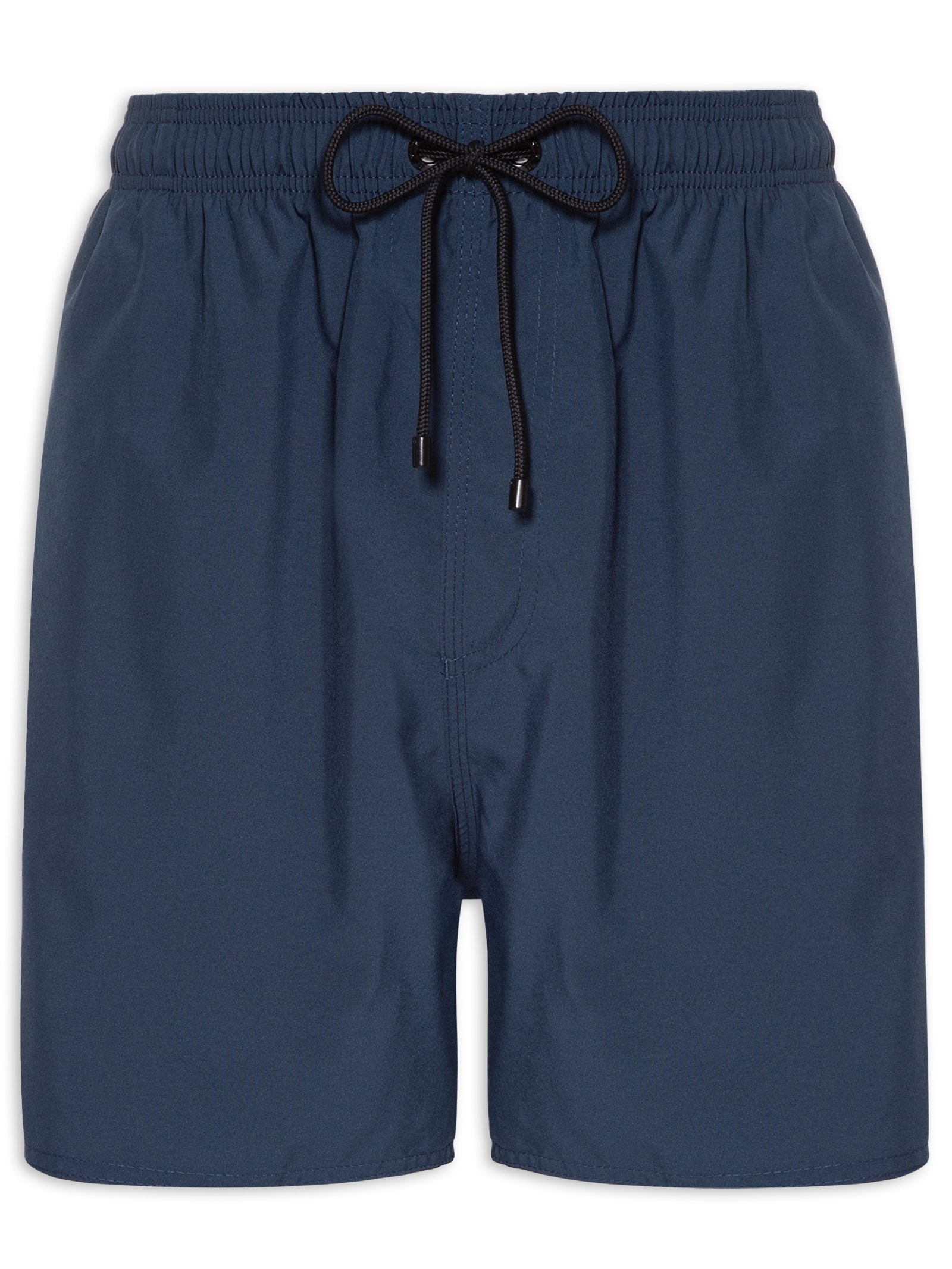 Short Masculino De Praia Liso Básico Azul Reserva