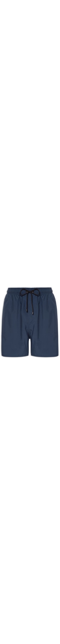 Short Masculino De Praia Liso Básico - Azul