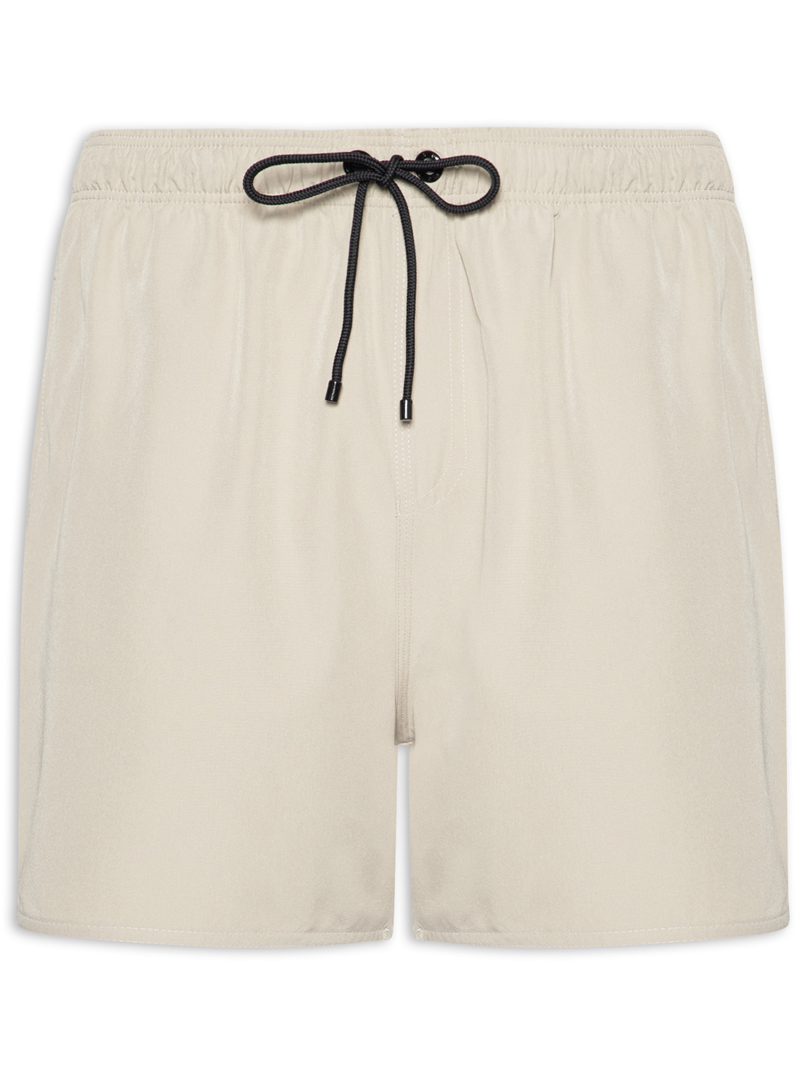 Short Masculino De Praia Liso Básico Bege Reserva