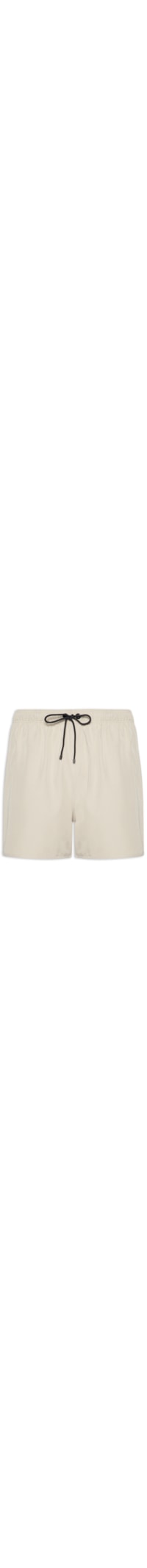 Short Masculino De Praia Liso Básico - Bege