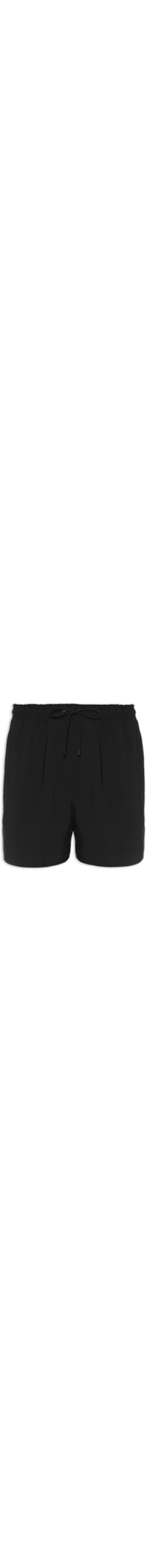 Short Masculino De Praia Liso Básico - Preto