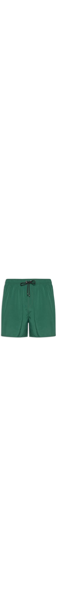 Short Masculino De Praia Liso Básico - Verde