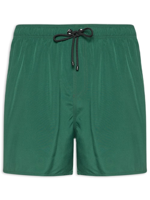 Short Masculino De Praia Liso Básico – Verde