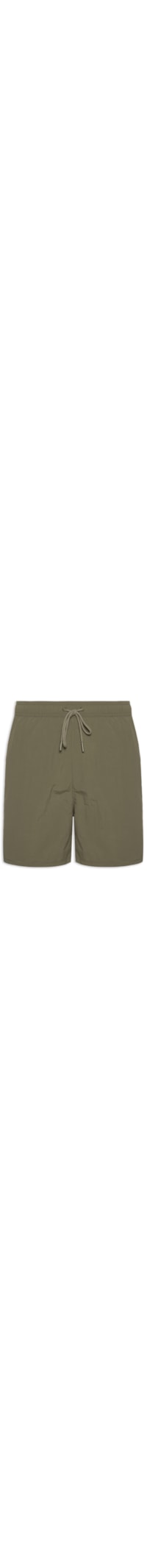 Short Masculino De Praia Médio Com Cordão - Verde
