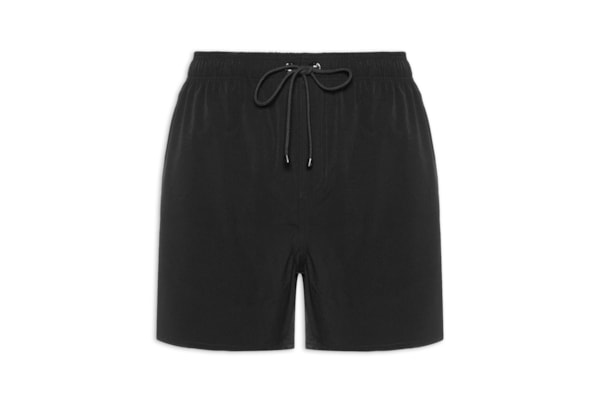 Short Masculino De Praia Ripstop - Preto