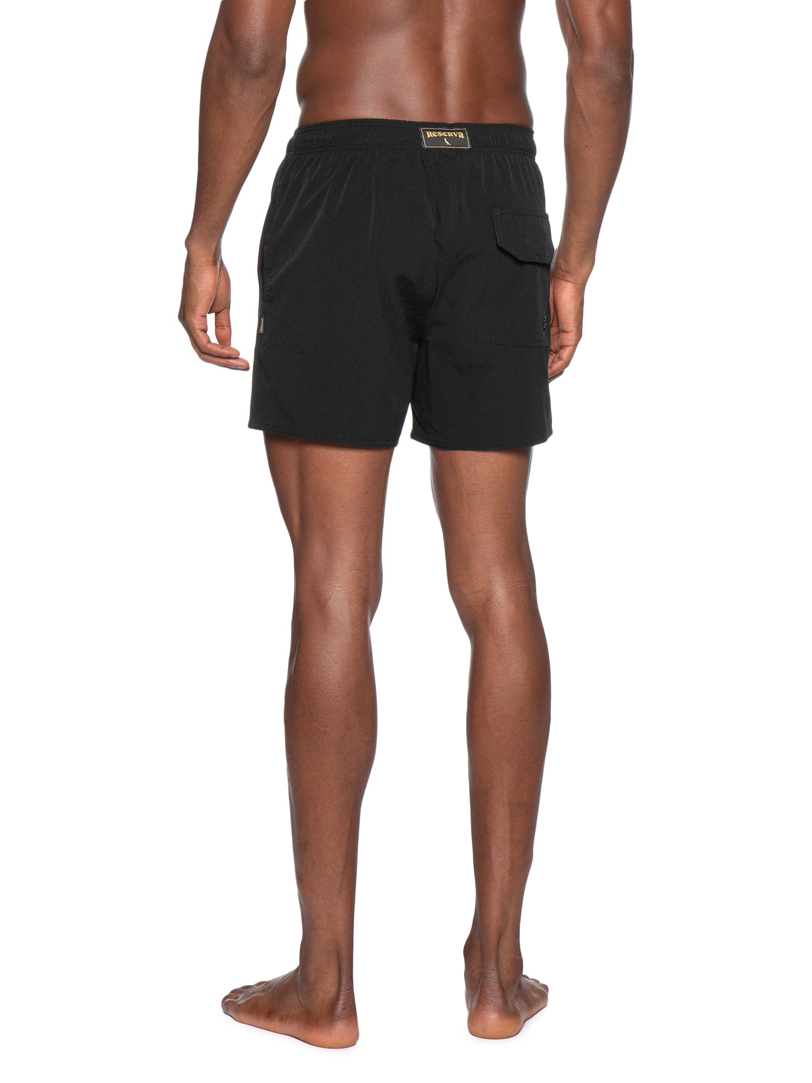 Short Masculino De Praia Ripstop Preto Reserva