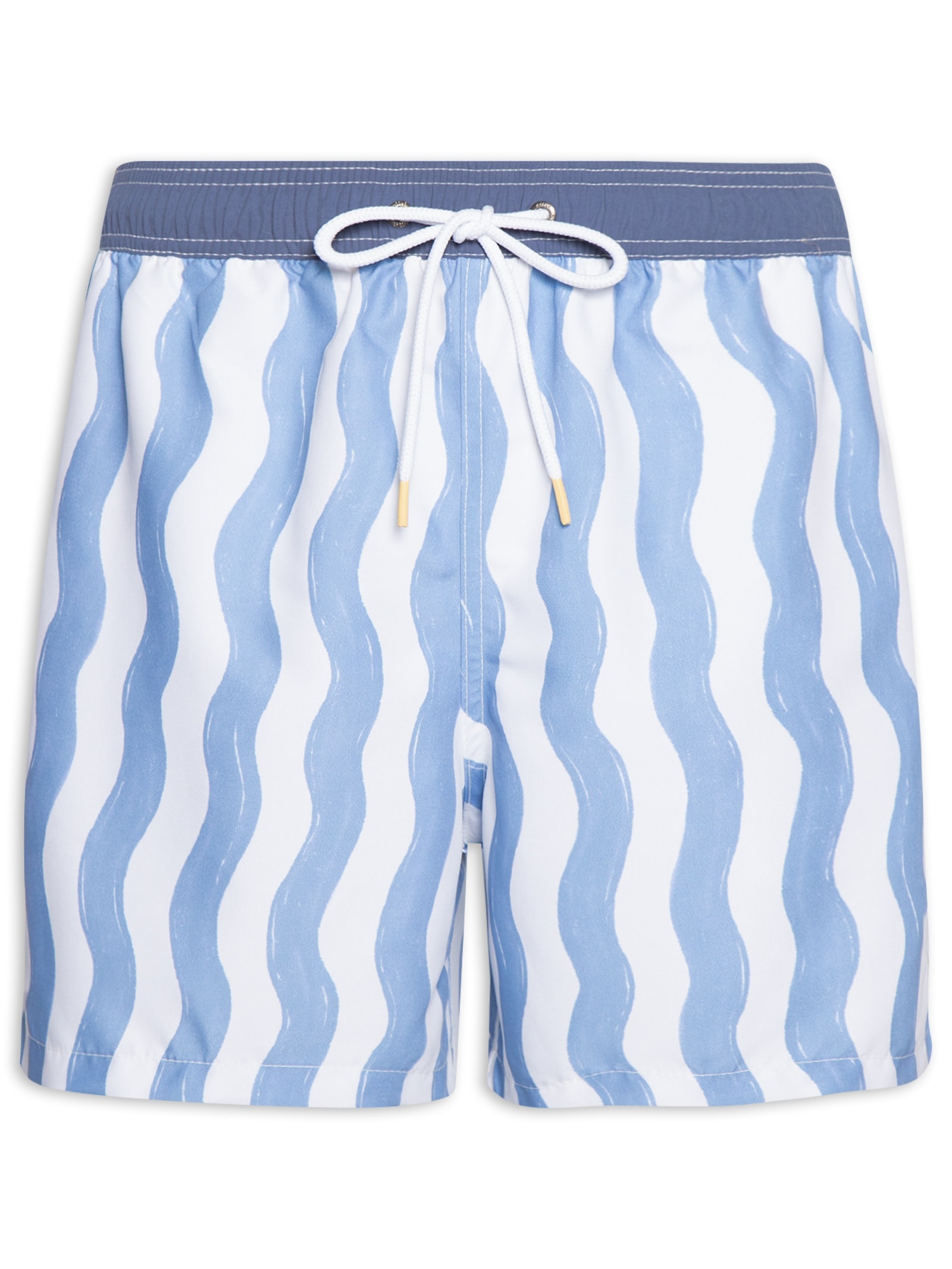 Short Masculino De Praia Waves Azul Pineapple