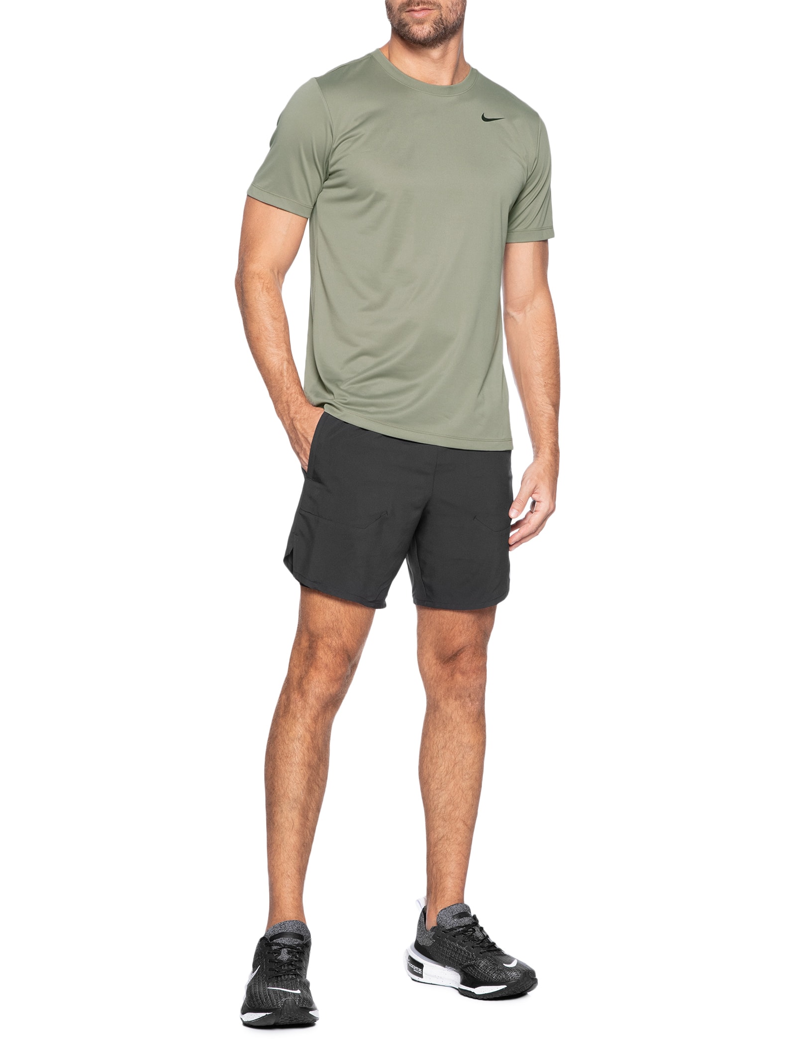 Nike - Short Masculino Df Stride 2IN1 7IN - Preto