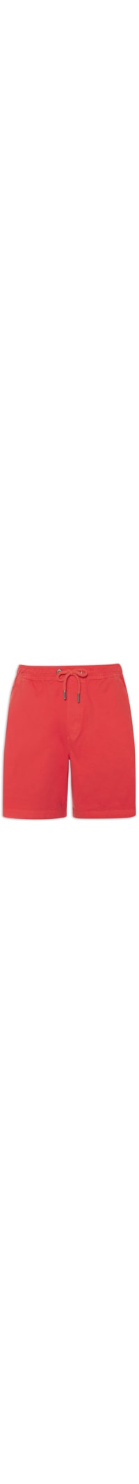 Short Masculino Elástico Estonado - Vermelho