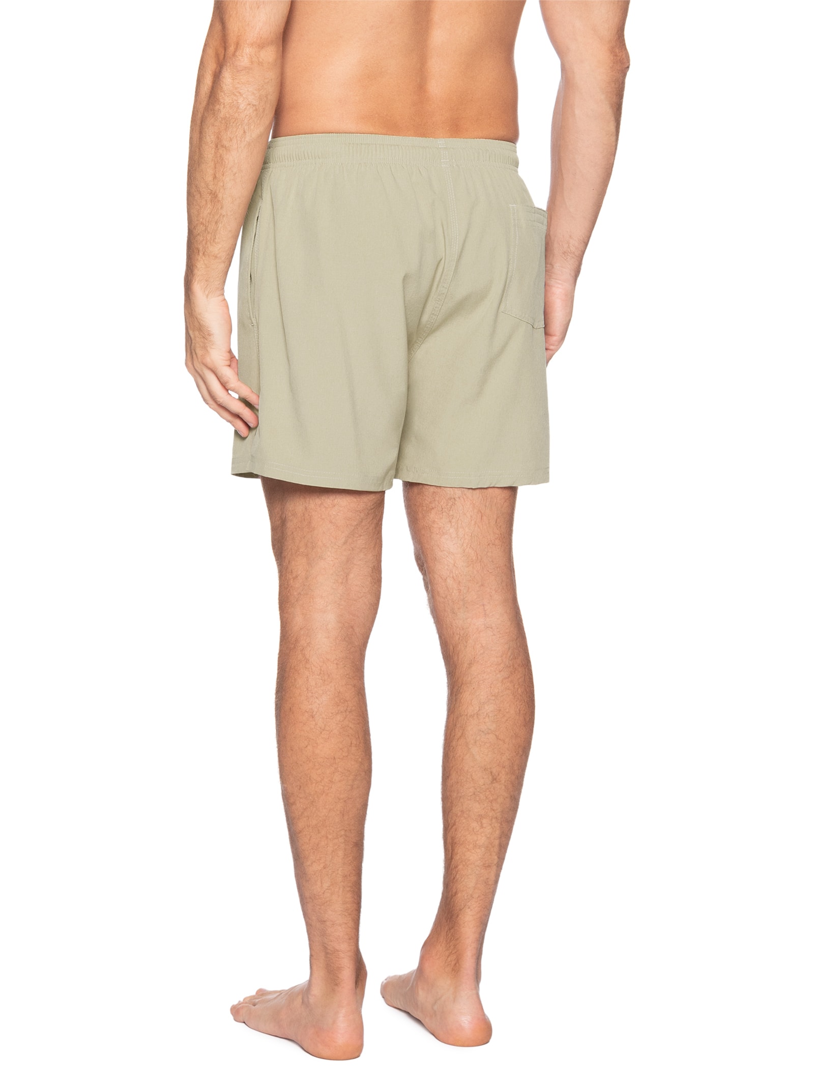 Short Masculino Elástico Mescla Color Bege Aramis