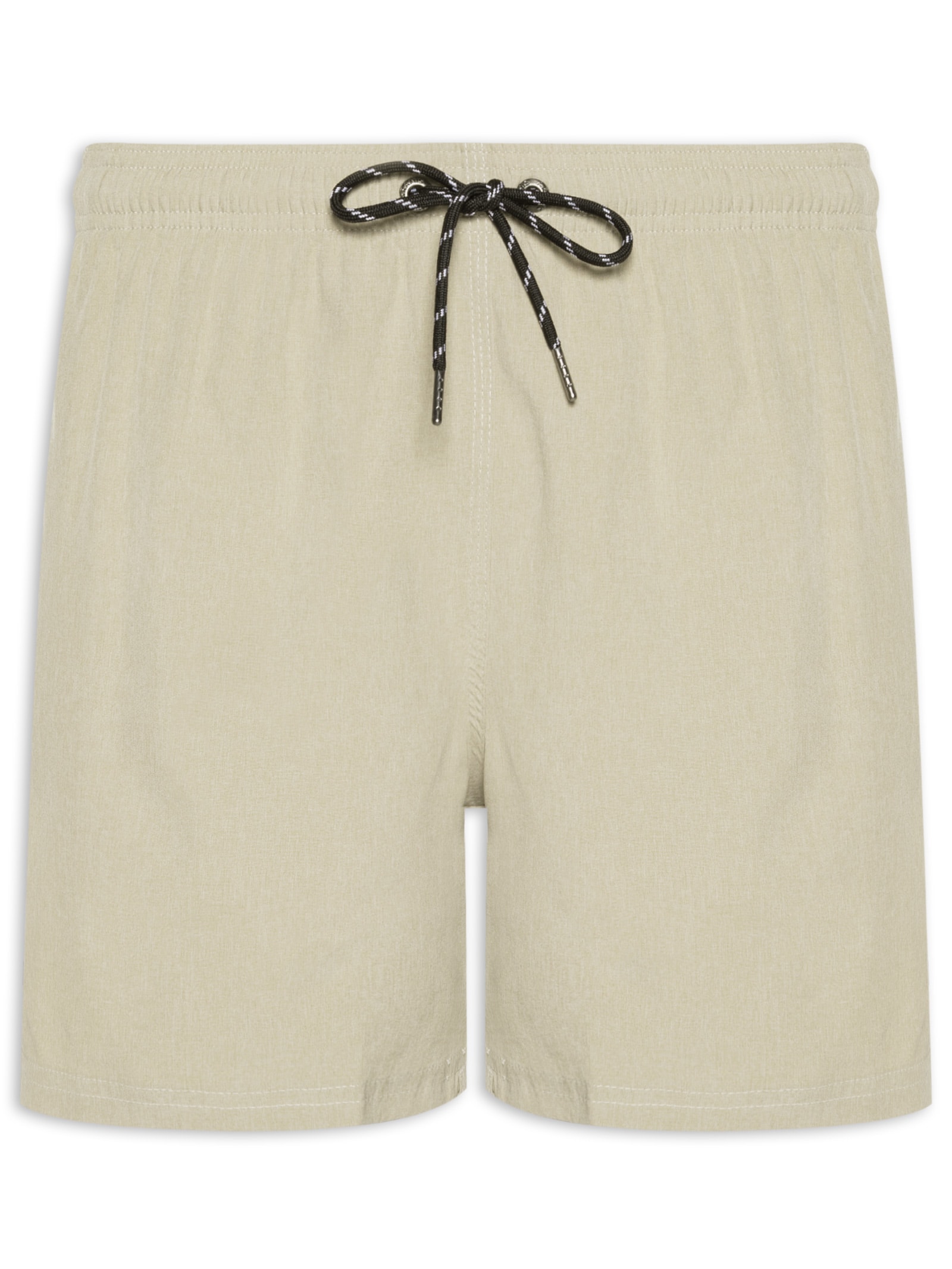 Short Masculino Elástico Mescla Color Bege Aramis