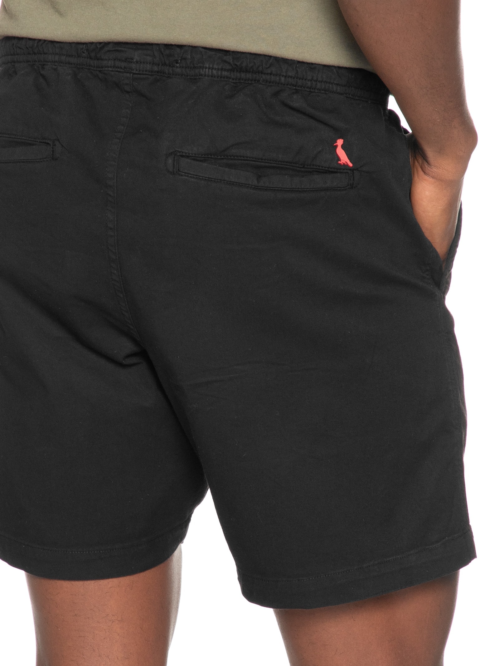 Short Masculino Elástico Red Bird Preto Reserva