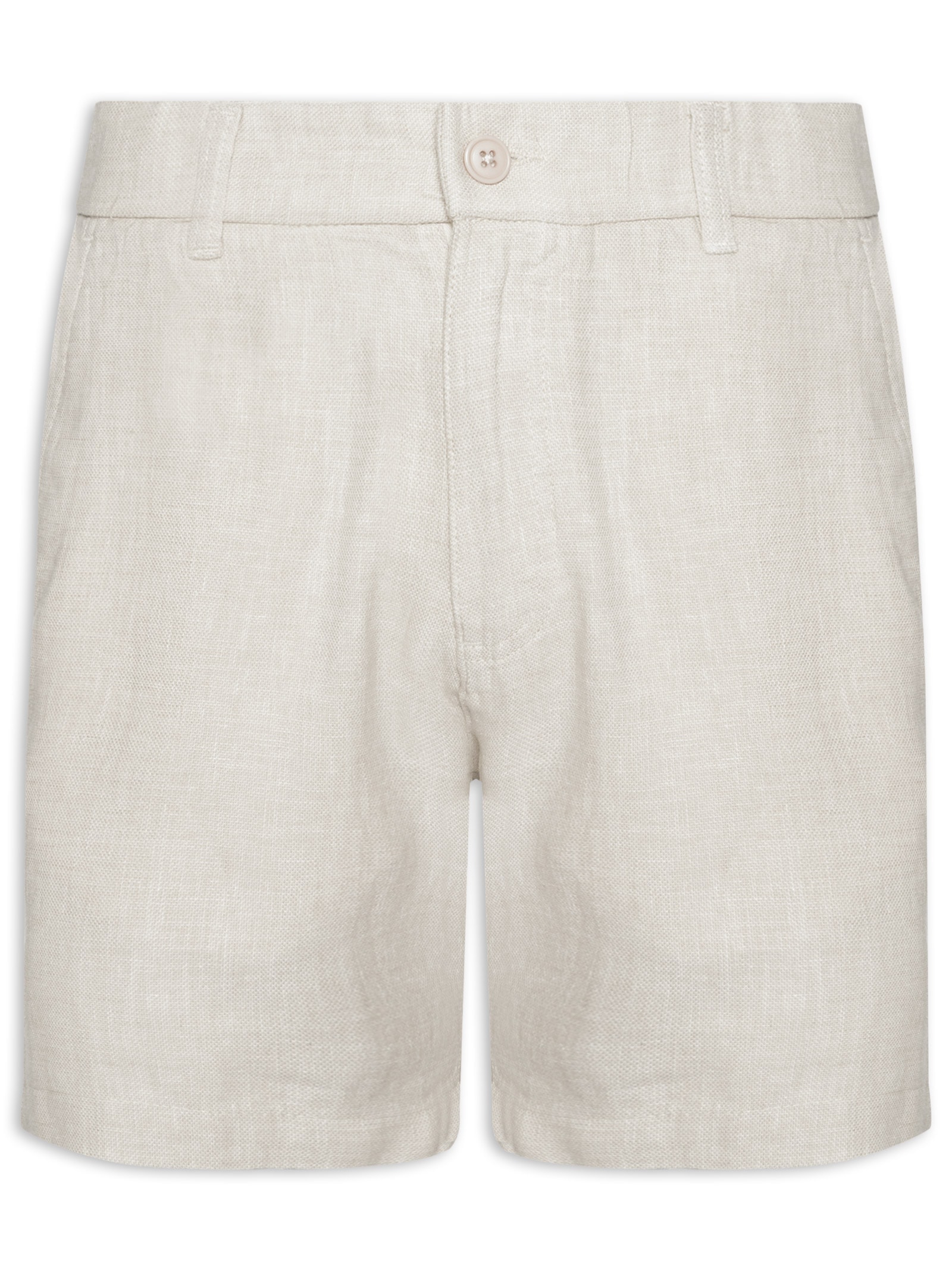 Short Masculino em Blend Linho – Bege '2 Essential