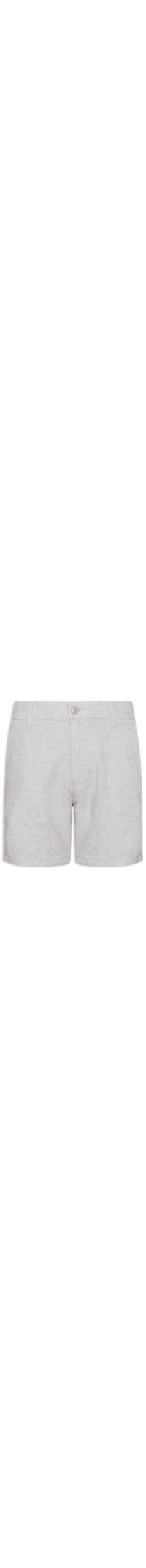 Short Masculino em Blend Linho – Cinza