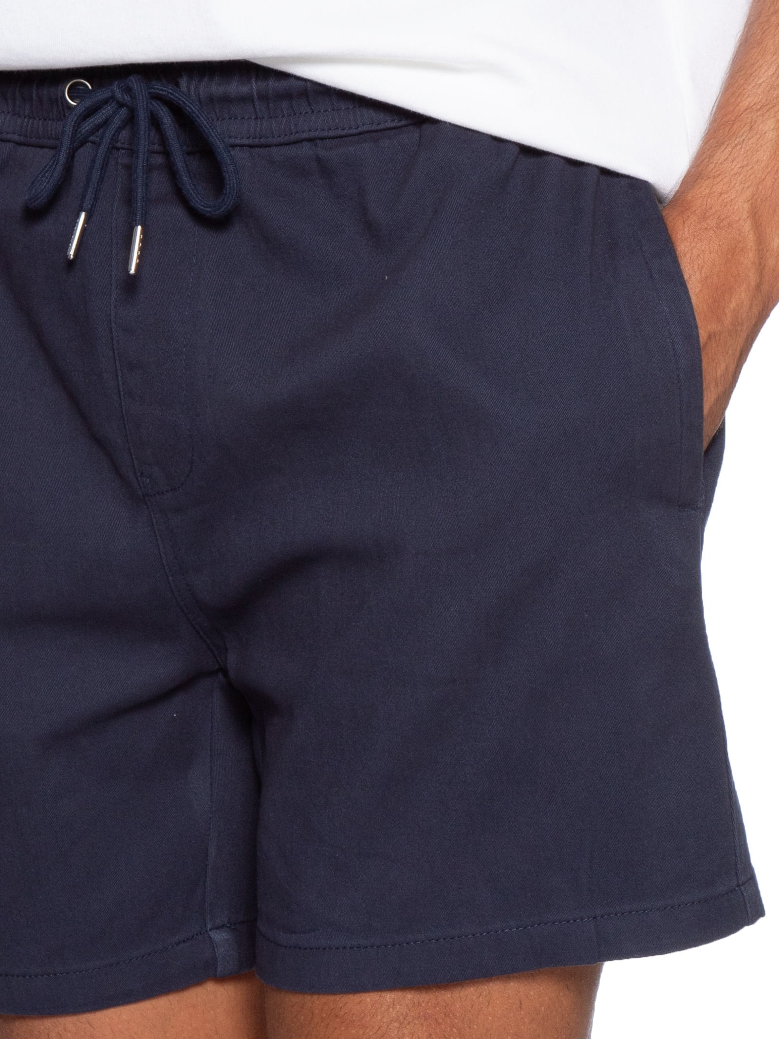 Short Masculino em Sarja – Azul Basiq Men