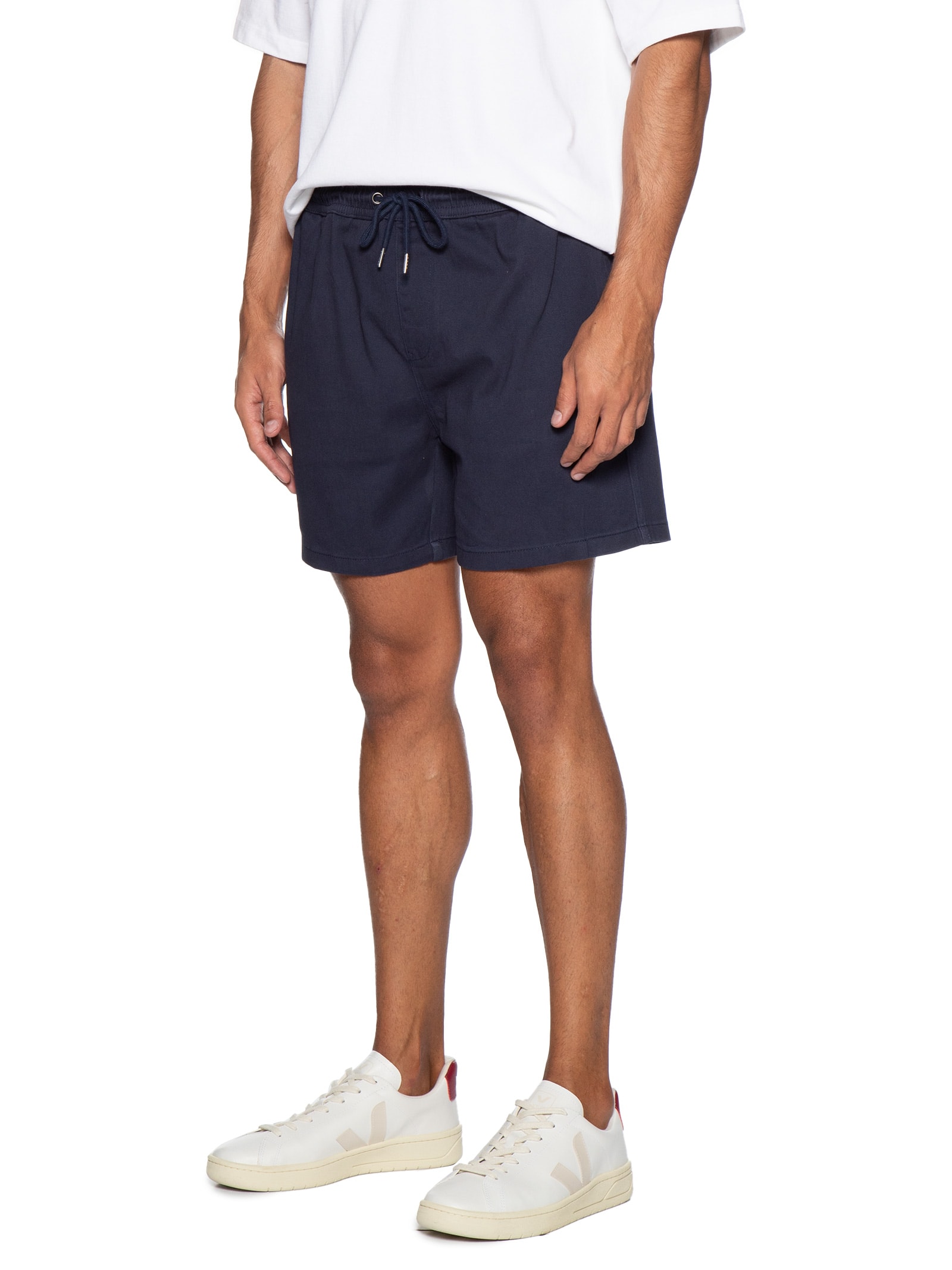 Short Masculino em Sarja – Azul Basiq Men