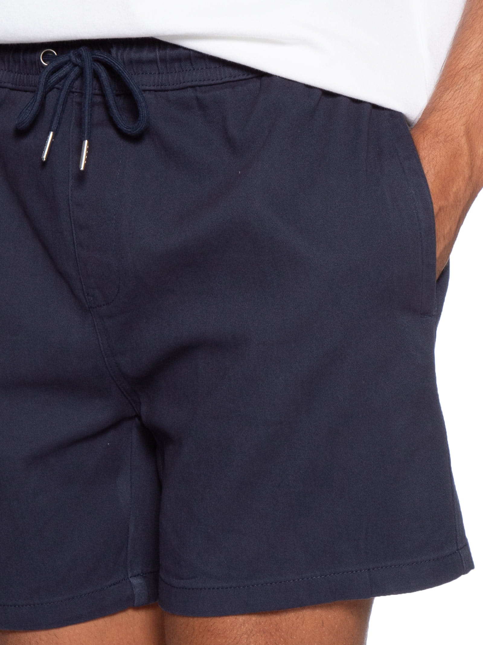 Short Masculino em Sarja – Azul Basiq Men