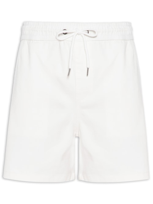 Short Masculino em Sarja – Branco