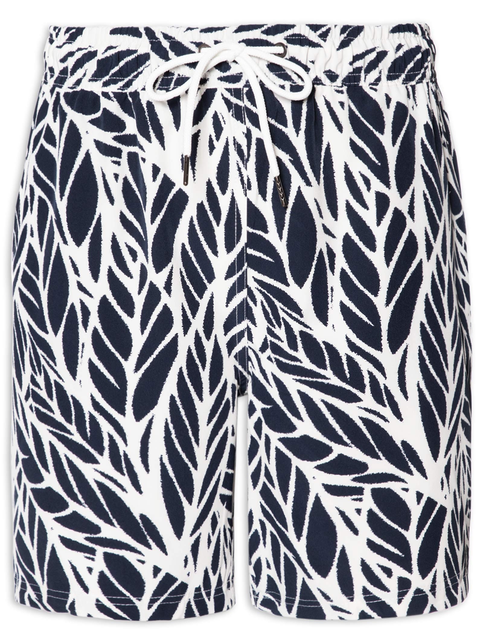 Short Masculino Estampado Beachwear Azul Basiq Men