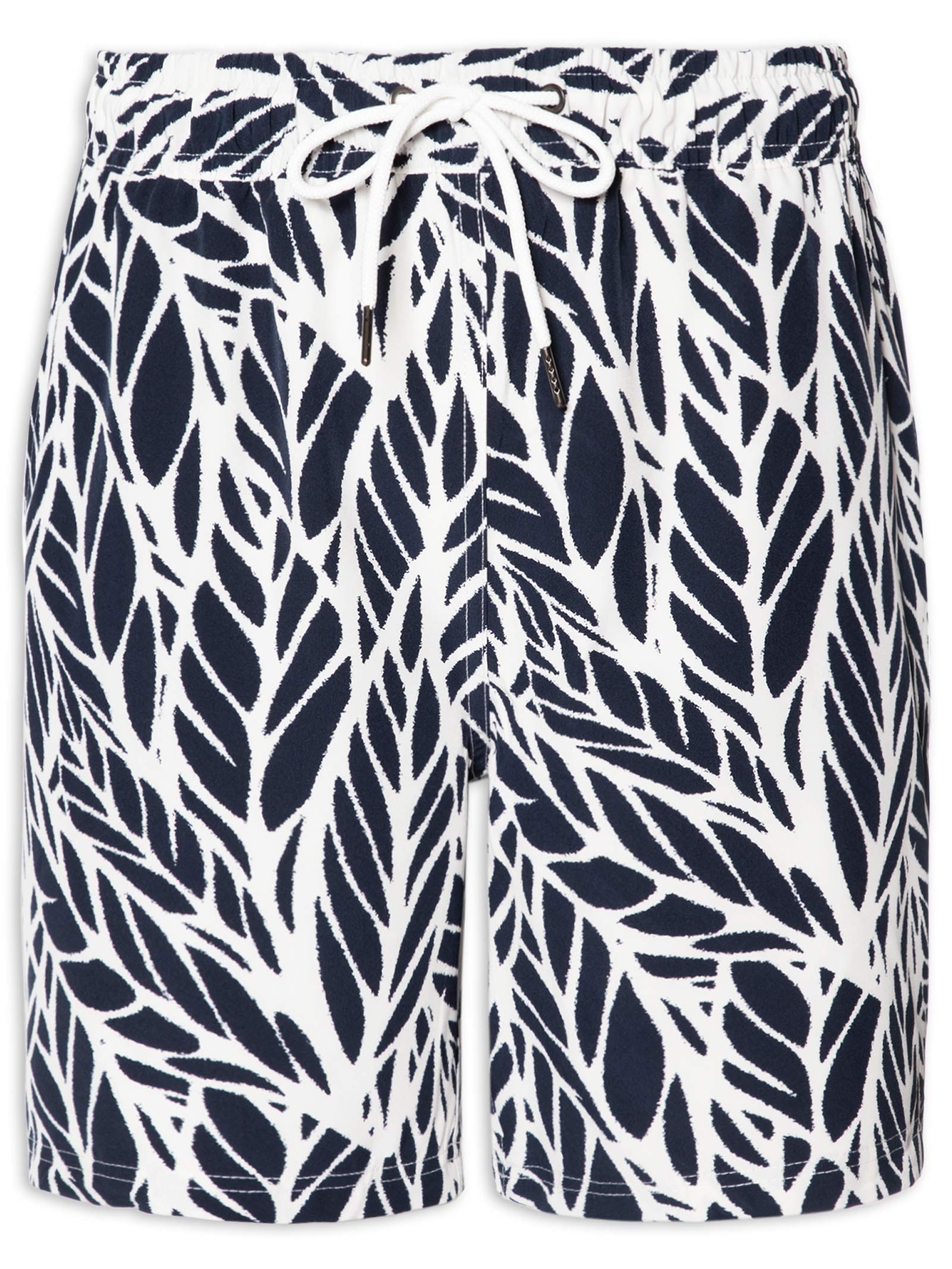 Short Masculino Estampado Beachwear Azul Basiq Men