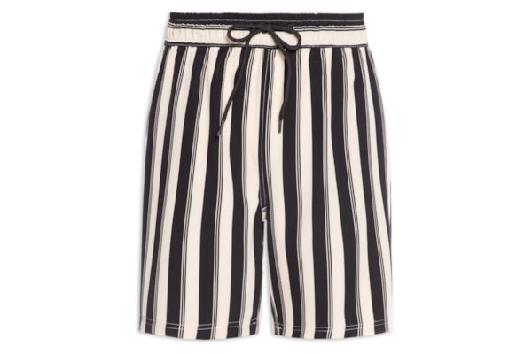 Short Masculino Estampado Beachwear - Preto