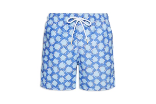 Short Masculino Estampado Soleil - Azul