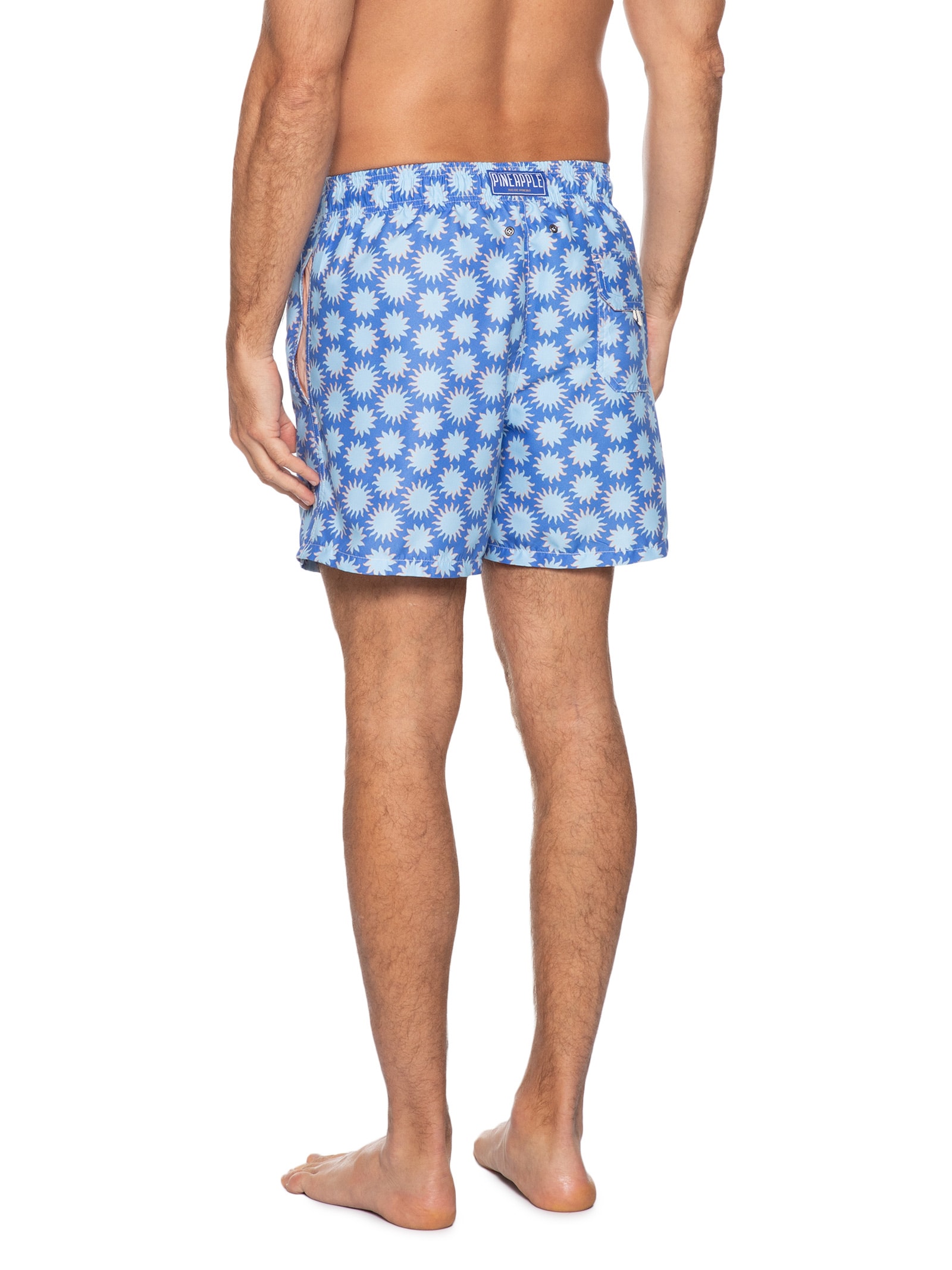 Short Masculino Estampado Soleil Azul Pineapple