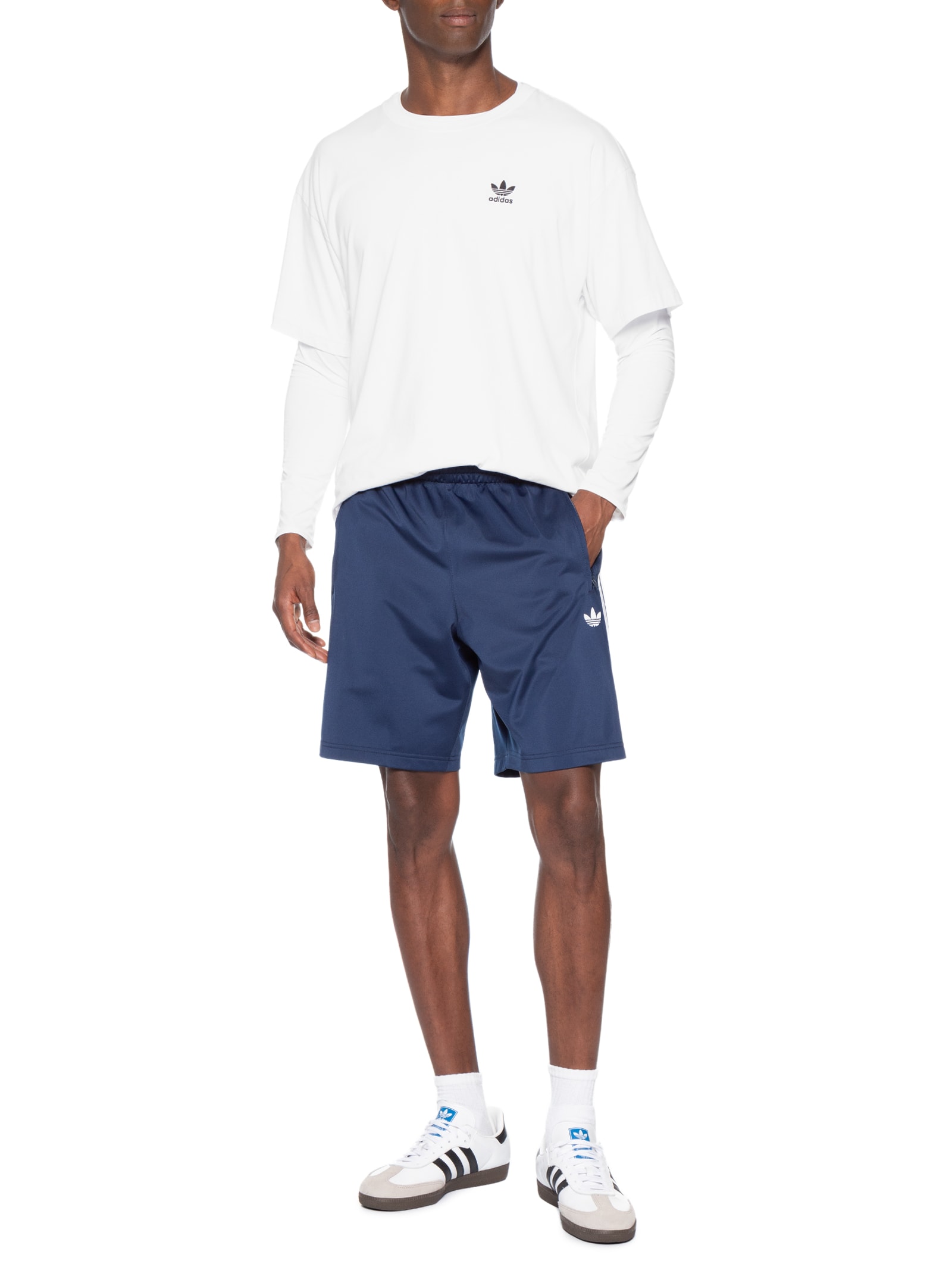 Short Masculino Firebird Azul Adidas Originals