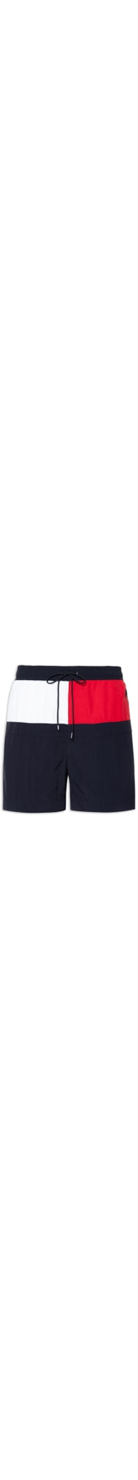 Short Masculino Flag Md Drawstring - Azul