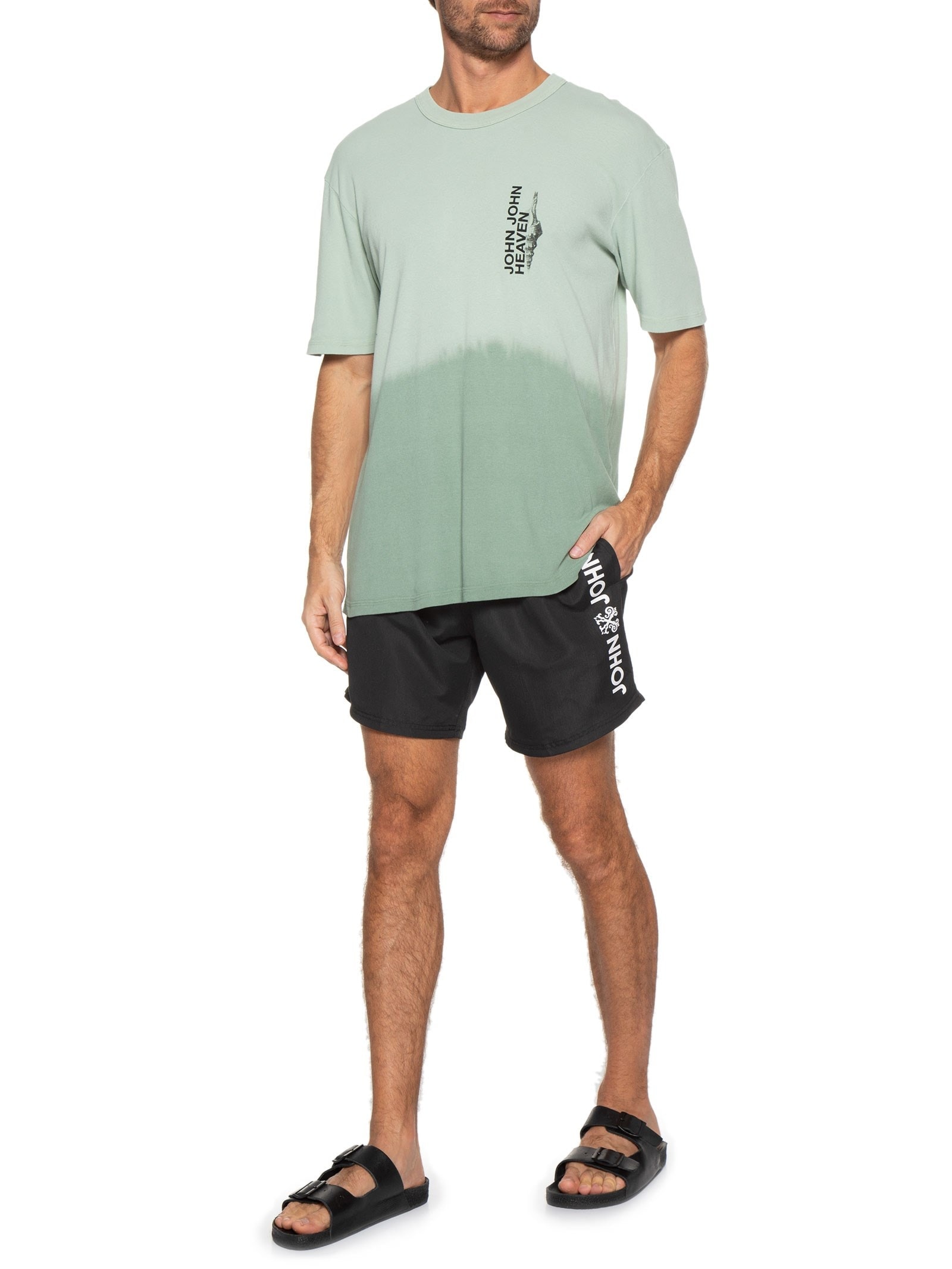 Short Masculino Glam Rock Preto John John