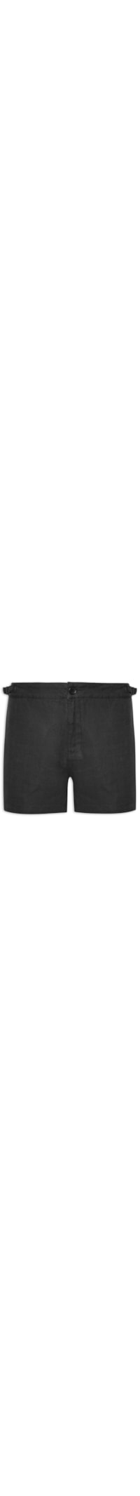 Short Masculino Linen Britt - Preto