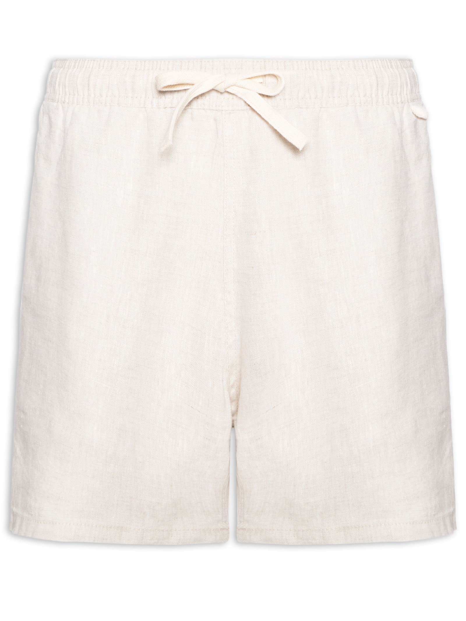 Short Masculino Linho Bege Pineapple