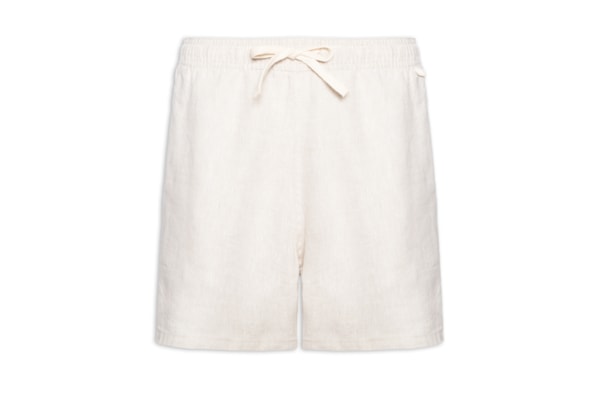 Short Masculino Linho - Bege