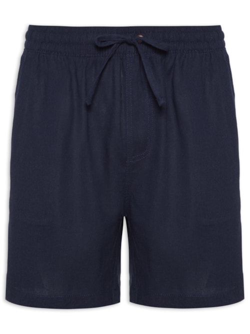 Short Masculino Linho Just Comfort – Azul