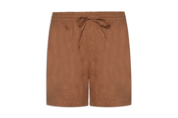 Short Masculino Linho Summer - Marrom