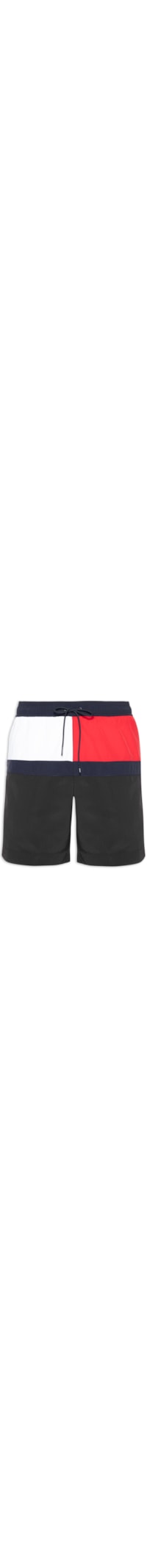 Short Masculino Long Drawstring - Preto