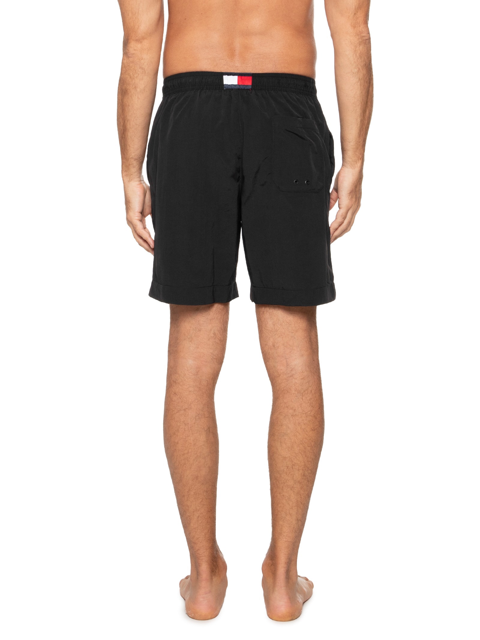 Short Masculino Long Drewstring Preto  Tommy Hilfiger