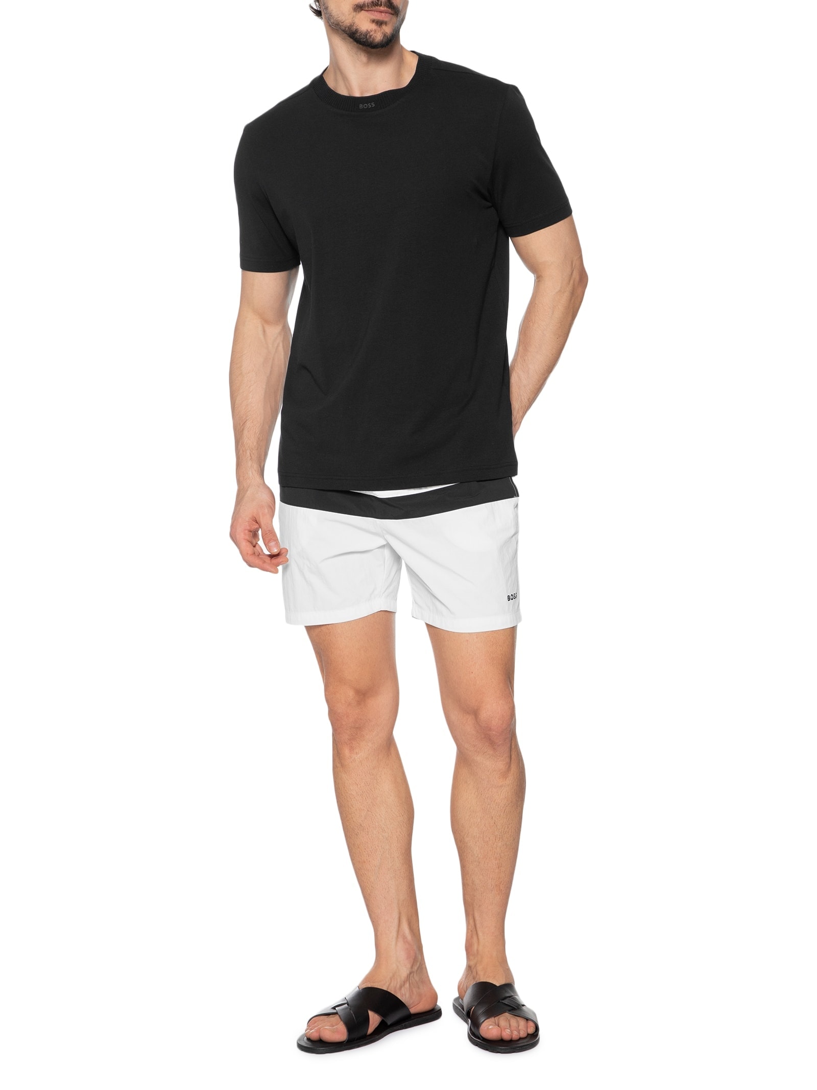 Short Masculino Louis Branco Boss