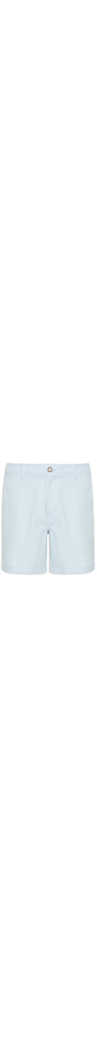 Short Masculino Médio Linen Elástico - Azul