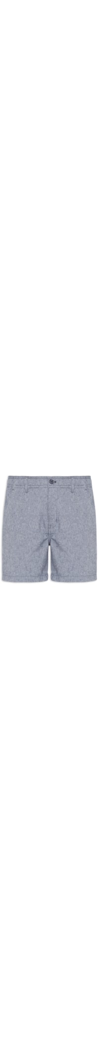 Short Masculino Médio Linen Elástico - Azul