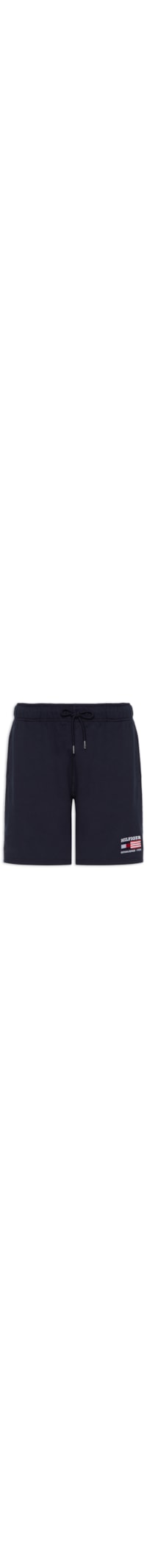 Short Masculino Moletom Regular Fit Americana - Azul